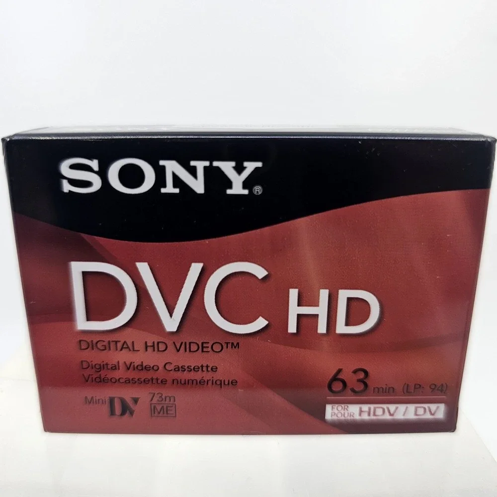 1 Sony HD DVM-63HDR HDV tape for VX2000 VX2100 PD150 PD170 FX1000 Z7U camcorder